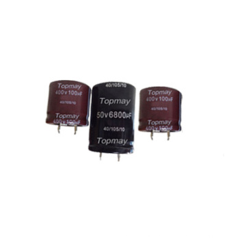 Snap in Aluminum Electrolytic Capacitor 105c Tmce18-15